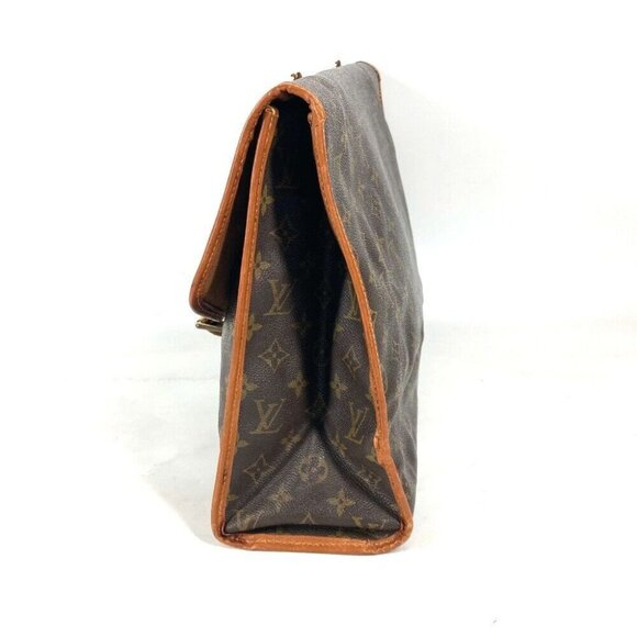 LOUIS VUITTON Monogram Beverly 2WAY Bag Shoulder Bag Hand Bag Brown - Picture 4 of 16